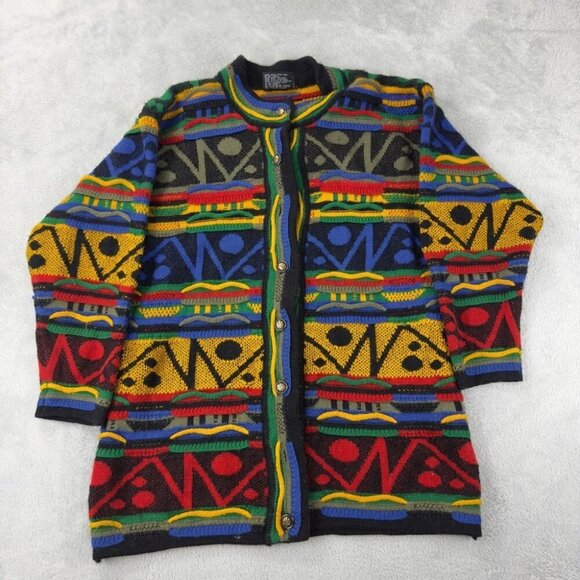 COOGI Australia Retro Wool Cardigan Women’s Size XL - Picture 16 of 16